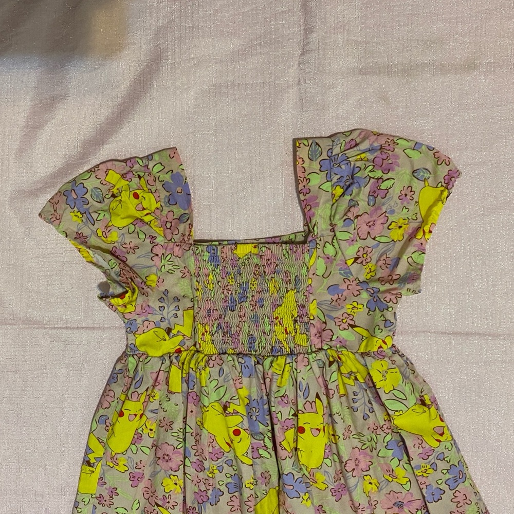 Pokémon Smocked Dress girls S - Picture 3 of 8